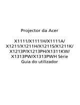 Acer X1111 Manual do usuário