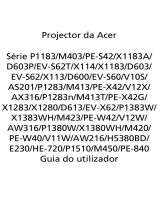 Acer X113 Manual do usuário
