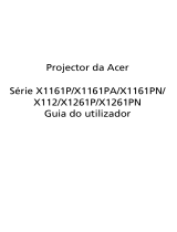Acer X1261PN Manual do usuário