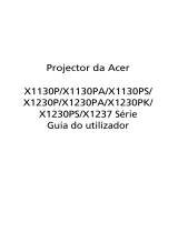 Acer X1237 Manual do usuário