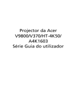 Acer V9800 Manual do usuário