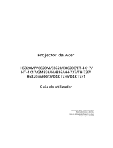 Acer V6820i Manual do usuário