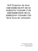 Acer HV832 Manual do usuário