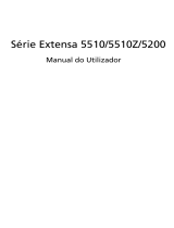 Acer Extensa 5510 Manual do usuário