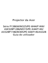 Acer M315 Manual do usuário