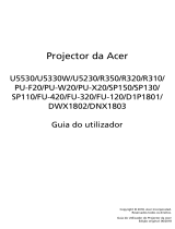 Acer U5530 Manual do usuário