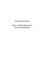 Acer K130 Manual do usuário