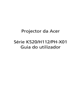 Acer K520 Manual do usuário