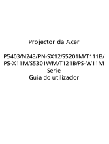 Acer S5301WM Manual do usuário