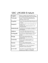 Philips SBCLM1000/05 Manual do usuário