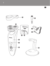 Philips rq 1053 set component Manual do usuário
