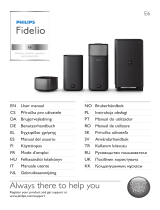 Fidelio E6/12 Manual do usuário