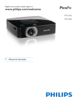 Philips PicoPix2450 Manual do usuário