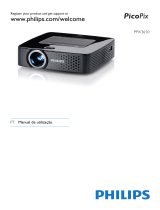 Philips PicoPix 3610TV Manual do usuário