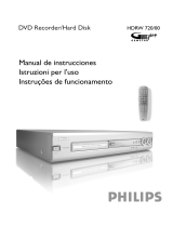 Philips DVDR725H/00 Manual do usuário