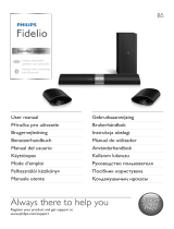 Fidelio B5/12 Manual do usuário