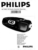 Philips AZ1605/00 Manual do usuário