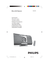 Philips MCM275/12 Manual do usuário