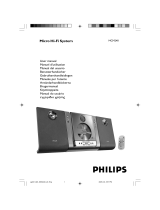 Philips MCM240/22 Manual do usuário