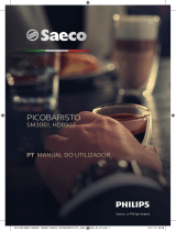 Saeco HD8927/47 Manual do usuário