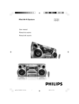 Philips FWM352/BK Manual do usuário