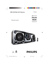 Philips FWM582/BK Manual do usuário