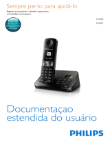Philips D6051B/BR Manual do usuário