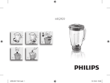 Philips hr2959 blender Manual do usuário