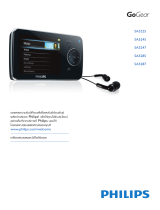 Philips SA5287 Manual do usuário