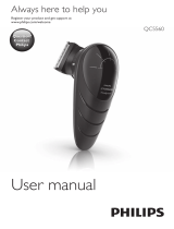 Philips QC5560/15 Manual do usuário