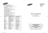 Samsung LE-52F96BD Manual do usuário