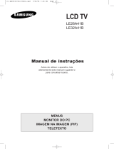 Samsung LE26A41B Manual do usuário