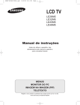 Samsung LE26M51B Manual do usuário