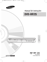 Samsung DVD-HR725 Manual do usuário