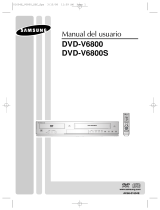 Samsung DVD-V6800 Manual do usuário