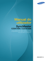 Samsung C27A750X Manual do usuário