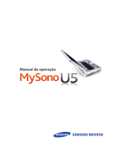 Samsung MySono U5 Manual do usuário