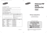 Samsung PPM42M7HB Manual do usuário
