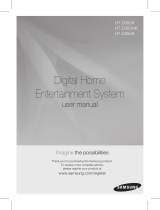 Samsung HT-D355K Manual do usuário