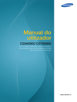 Samsung C27A550U Manual do usuário