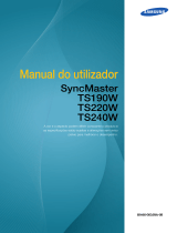 Samsung TS240W Manual do usuário