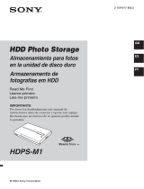 Sony HDPS-M1 Instruções de operação