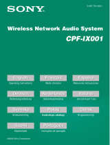 Sony CPF-IX001 Manual do proprietário