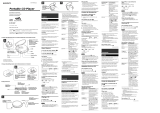 Sony D-E340 Manual do usuário