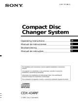 Sony CDX-434RF Manual do proprietário