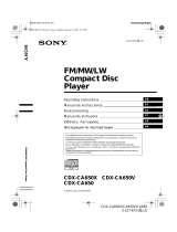 Sony CDX-CA650 Manual do usuário