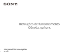 Sony TA-A1ES Manual do proprietário