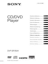 Sony DVP-SR760H Guia de referência