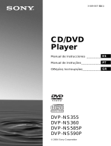 Sony DVP-NS360 Instruções de operação