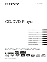 Sony DVP-SR700H Manual do proprietário
